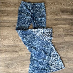 Free People Just Float on Flare Jeans